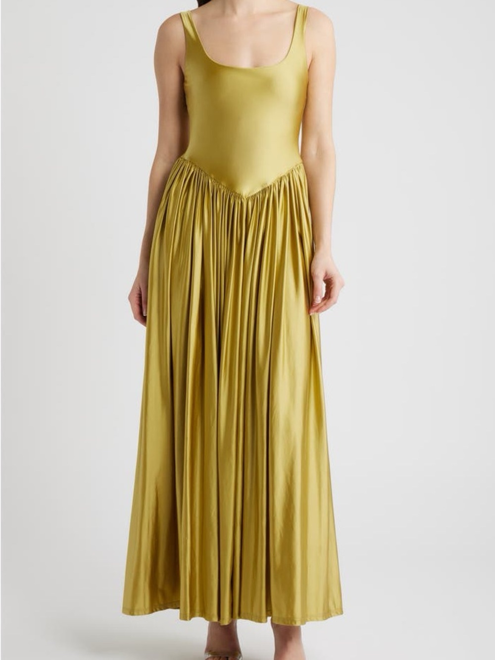 Delfi Collective Oriana Stretch Satin Gown - Picture 3 of 3